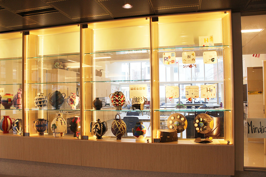 Dearborn STEM Academy, dual-sided Art Display (classroom)